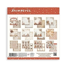 Stamperia Paper Pack 8x8" - Gear up for Christmas (lille)